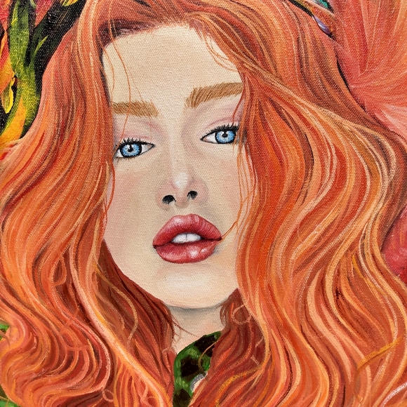 (Sold)Rebirth original oil painting - Picture 2 of 3